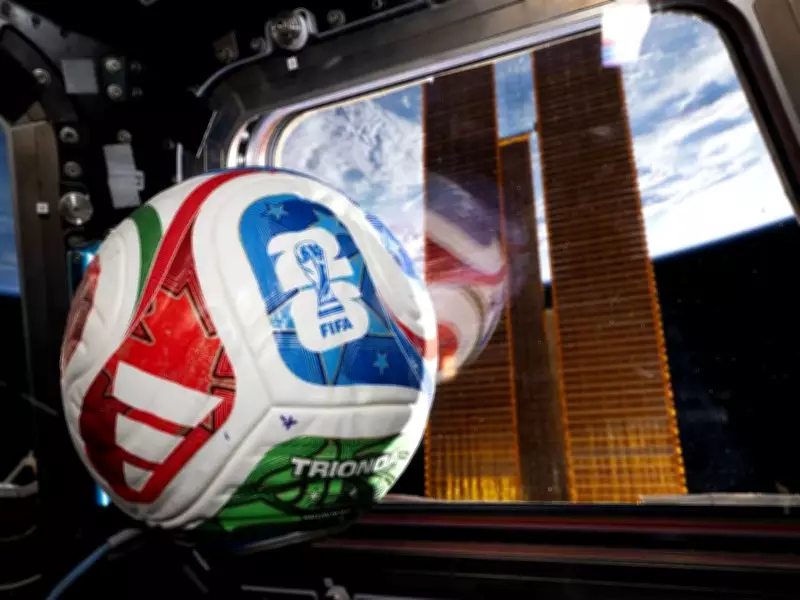 FIFA World Cup Ball Trionda Reaches Space for NASA Microgravity Study