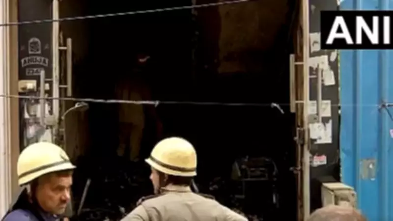 Fire Breaks Out in Delhi's Shahdara Godown, One Rescued