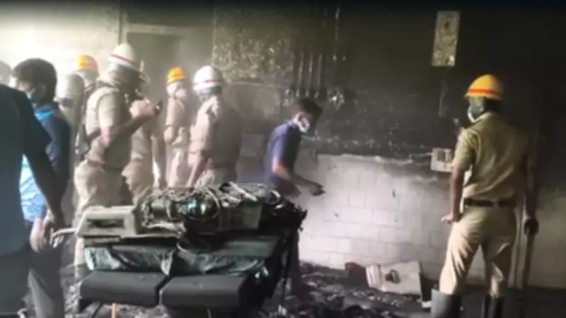 Fire in Davangere Hospital OT After Oxygen Cylinder Explodes, No Casualties