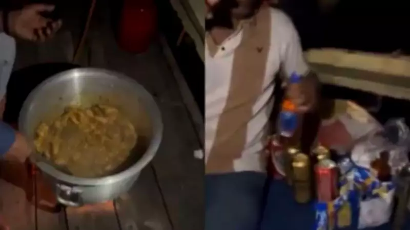 Five Arrested for Cooking Chicken, Hosting Liquor Party on Ganga Ghat in UP After Video Goes Viral