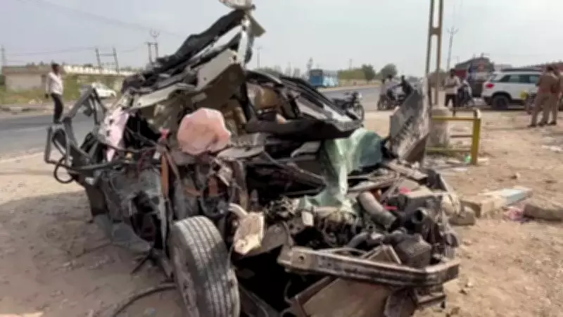Five killed, two injured in Rajkot car-dumper collision on highway