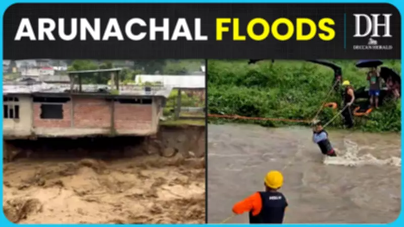 Flash floods in Arunachal Pradesh claim 8 lives, several missing