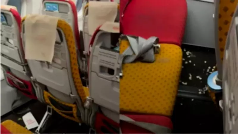 Flight Attendant's Viral Message to Littering Passengers