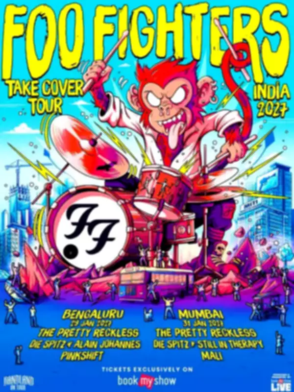 Foo Fighters to Make India Debut in January 2025 with Bengaluru, Mumbai Shows
