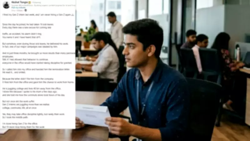 Founder Fires Gen Z Intern from Office, Not Job, After 16 Sick Leaves