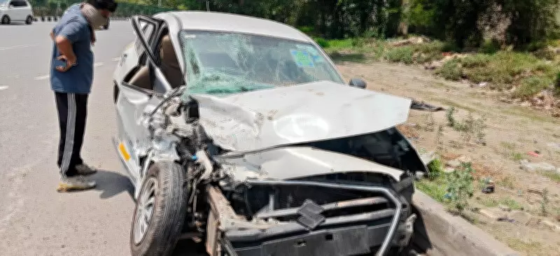 Four injured in chain-reaction crash near IFFCO Chowk flyover in Gurgaon