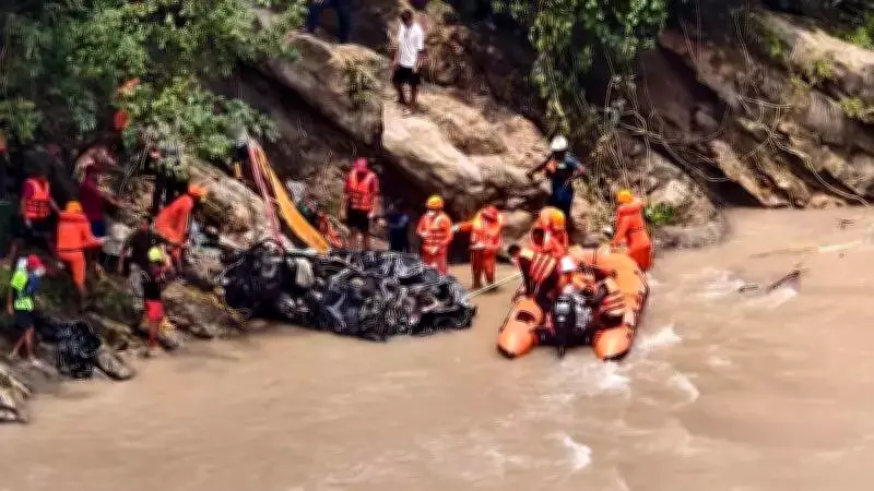 Four Missing Sikkim Residents Found Dead in Teesta River SUV