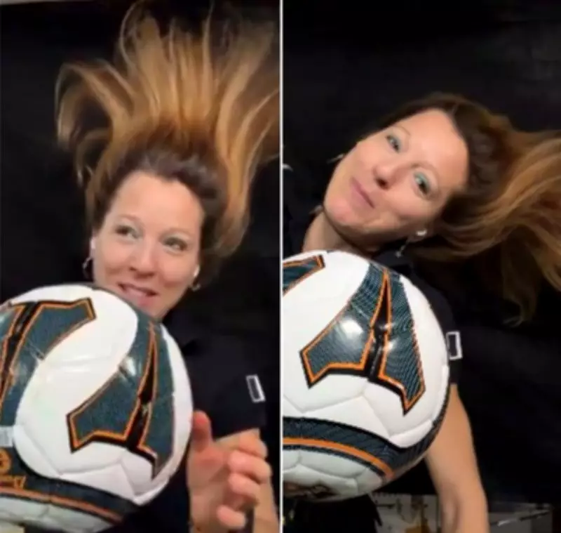 French Astronaut Sophie Adenot Cheers Les Bleus with Zero-Gravity Football Kick