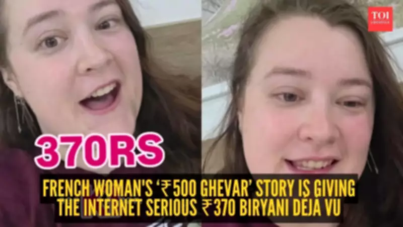 French Traveler's Ghevar Date Echoes ₹370 Biryani Controversy