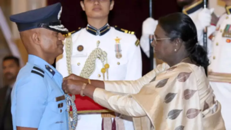 Gaganyaan Astronaut Prasanth Nair Awarded Kirti Chakra by President