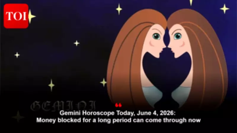 Gemini Horoscope Today: June 4, 2026 – Stuck Money May Return, But Emotions Need Care