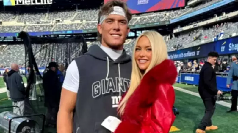 Giants QB Jaxson Dart Faces Trump Rally Questions, Cheers Girlfriend at Miami Swim Week