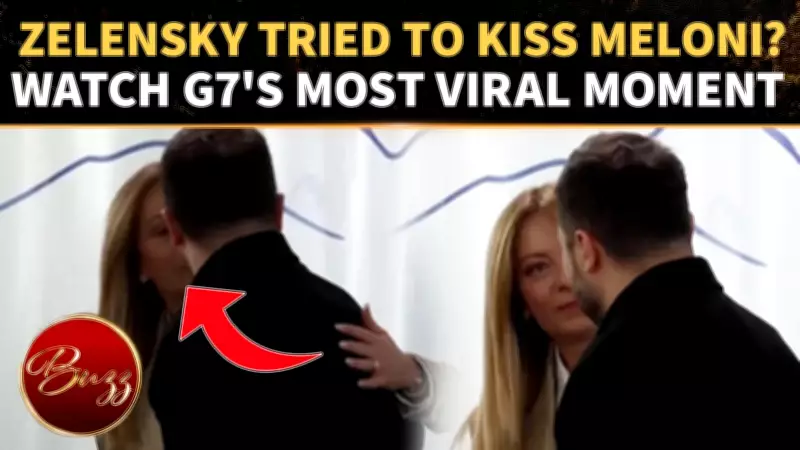 Giorgia Meloni and Zelensky's Viral Greeting Sparks Kiss Speculation