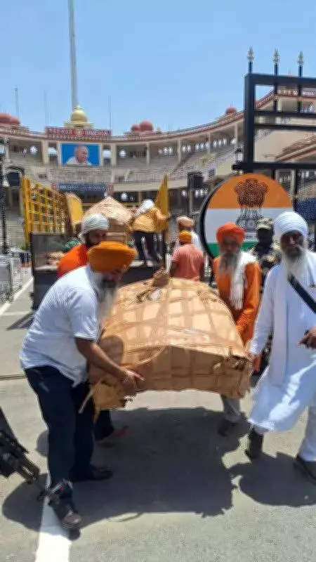 Golden Palanquin Sent to Pakistan for Installation at Gurdwara Nankana Sahib