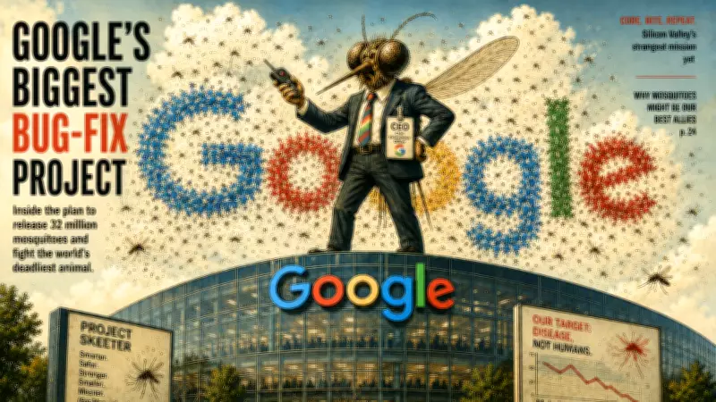Google's Plan to Release 32 Million Mosquitoes to Fight Disease