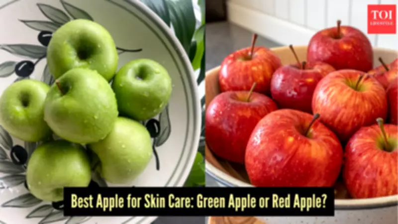 Green Apple vs Red Apple: Which Gives Better Naturally Glowing Skin?