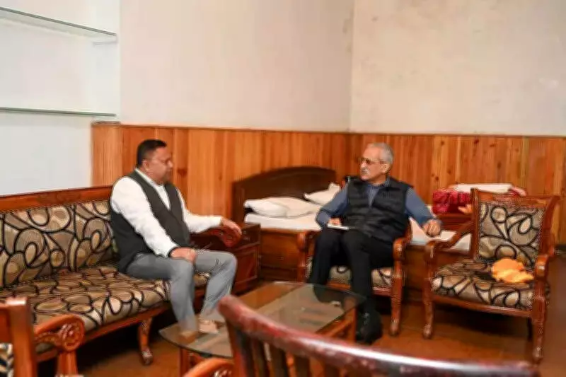 GTA Chief Anit Thapa Meets Centre's Interlocutor for Darjeeling Solution
