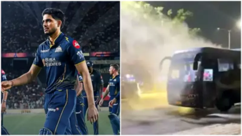 Gujarat Titans Team Bus Suffers Short Circuit, All Safe