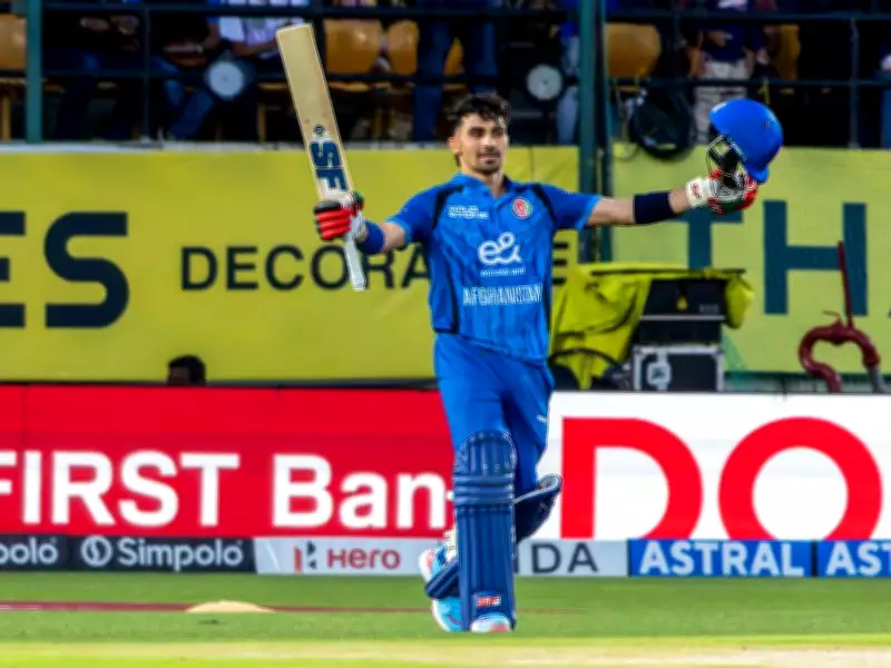 Gurbaz's 102 Powers Afghanistan to 194 in Rain-Curtailed ODI vs India