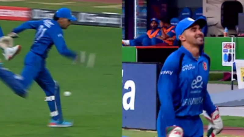 Gurbaz's Football-Like Mistake Amuses Crowd in 3rd ODI vs India
