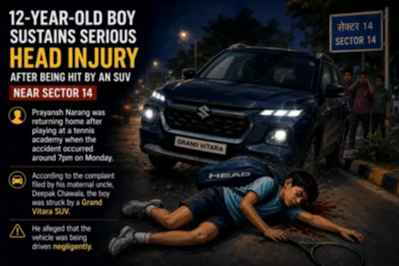 Gurgaon: 12-Year-Old Boy Critically Injured in SUV Hit-and-Run Near Sector 14