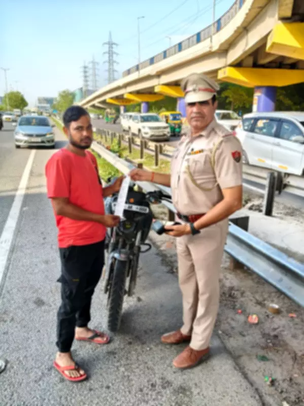 Gurugram: Bike with Rs 2.36 lakh in 107 pending challans impounded