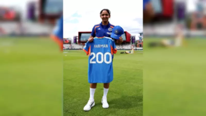 Harmanpreet Kaur becomes first cricketer to play 200 T20Is