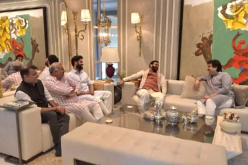 Haryana CM Saini meets Bishnoi family in Delhi amid tension over BJP MP's remarks