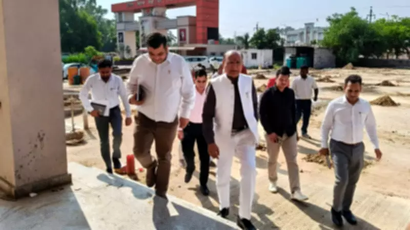 Haryana Edu Board Chairman Inspects Auditorium, Reviews Office Work