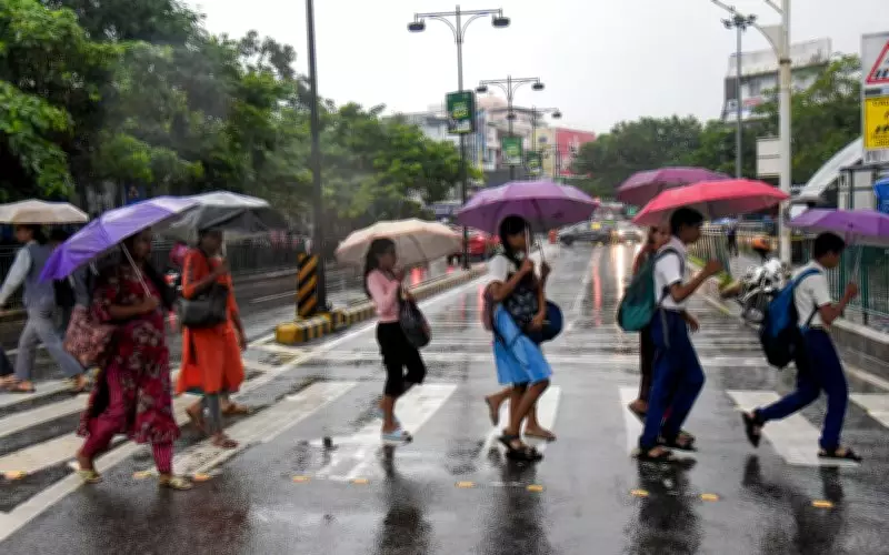 Heavy Rain and Strong Winds Batter Kerala, Orange Alert in Eight Districts