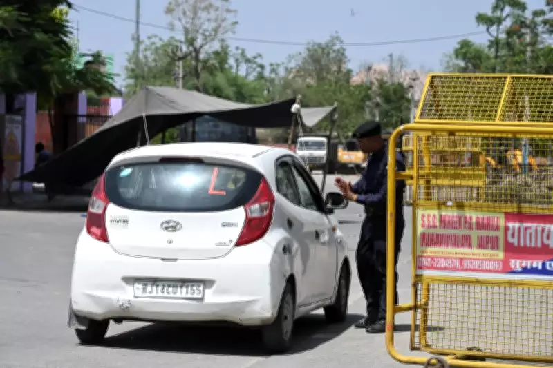 Heavy Security in Jaipur After Mosque Demolition Despite No Unrest