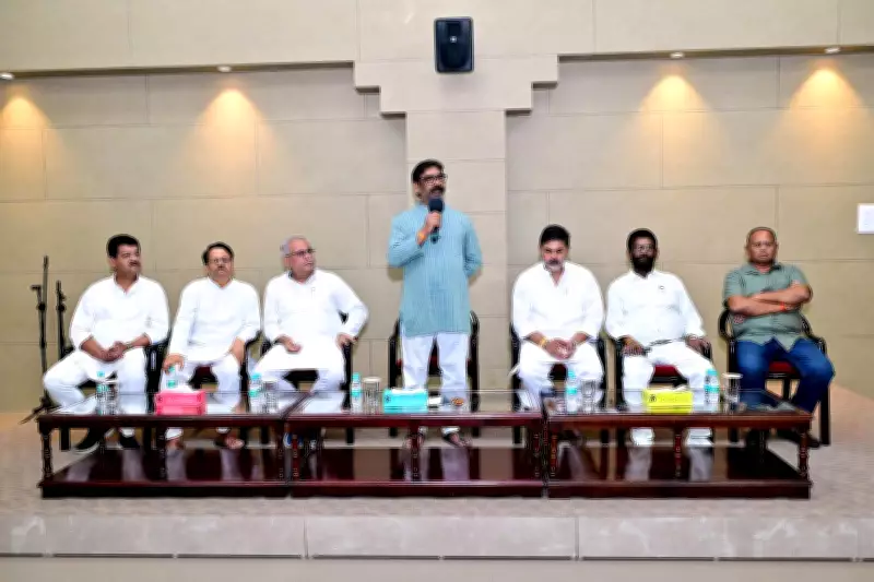 Hemant Soren hosts unity dinner for INDIA bloc MLAs ahead of Rajya Sabha nominations