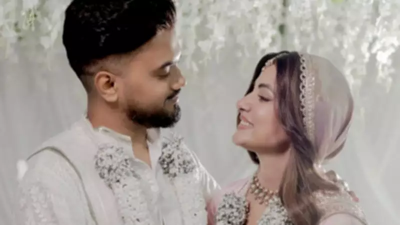 Hina Khan, Rocky Jaiswal Celebrate First Anniversary with Family and Well-Wishers