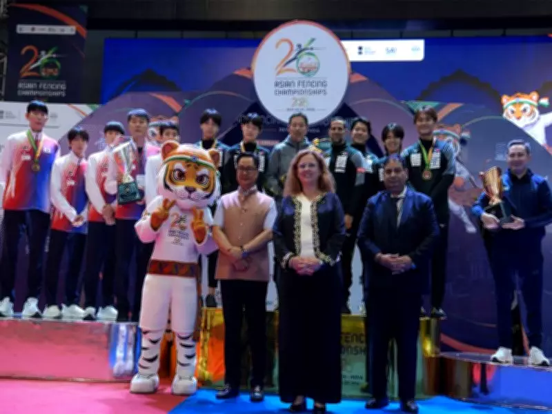 Historic Asian Fencing Championships Conclude at Bharat Mandapam