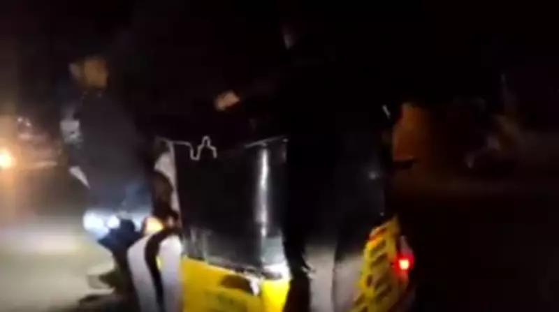 Hyderabad Auto Driver Booked for Overloading After Viral Video