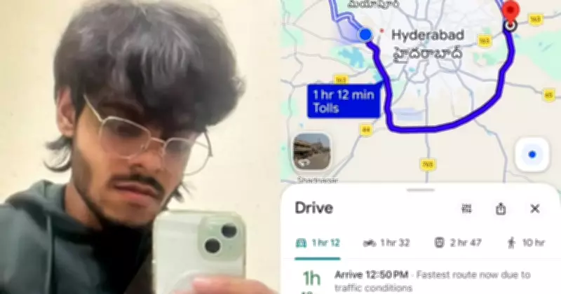 Hyderabad Man's Viral Post Takes Dig at Bengaluru's Traffic Woes