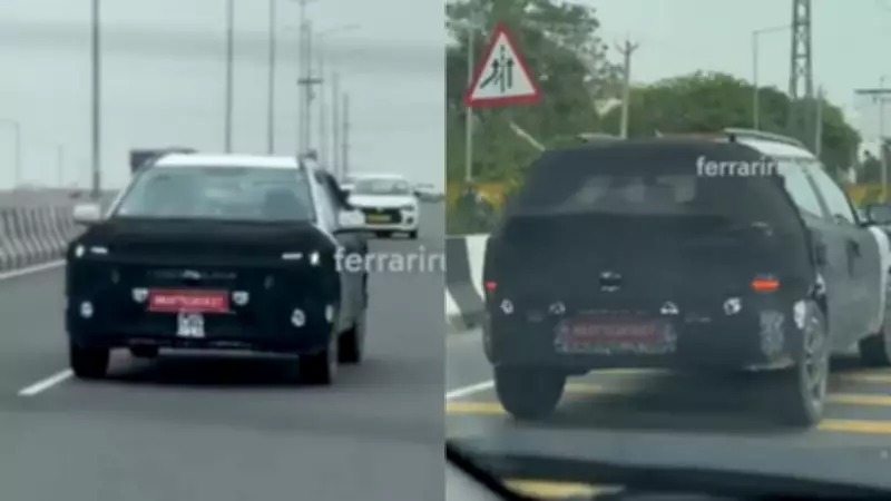 Hyundai Bayon-Based SUV Spotted Testing in India Ahead of Launch