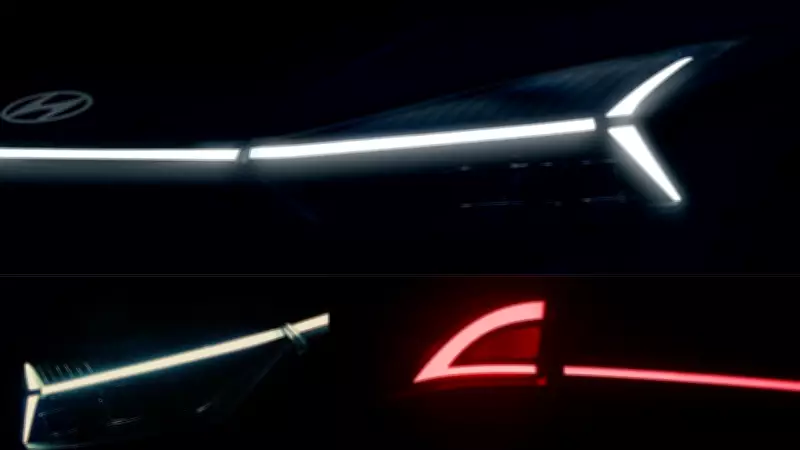 Hyundai teases fourth-gen i20 with connected lighting design ahead of 2026 debut