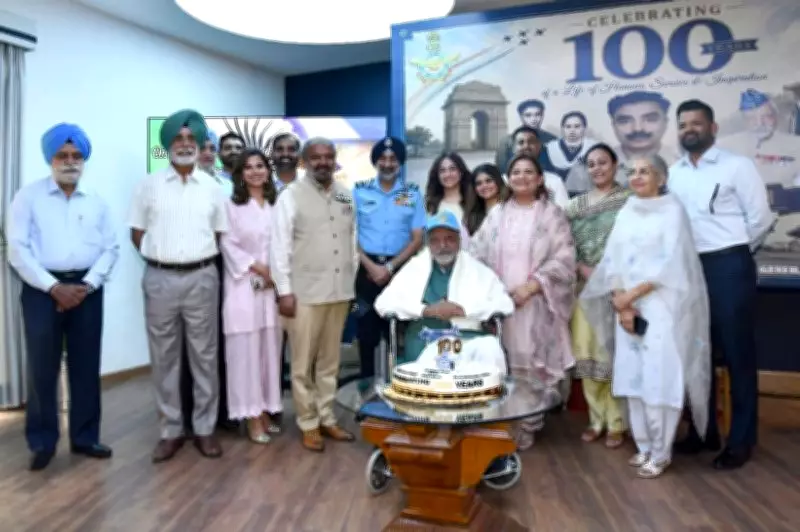 IAF Celebrates 100th Birthday of Squadron Leader Onkar Singh in Chandigarh
