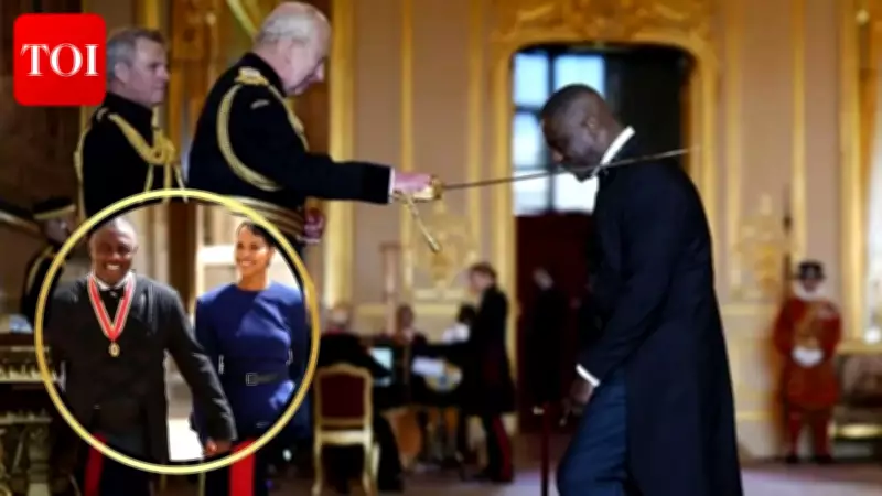 Idris Elba Knighted by King Charles for Youth Services at Windsor Castle