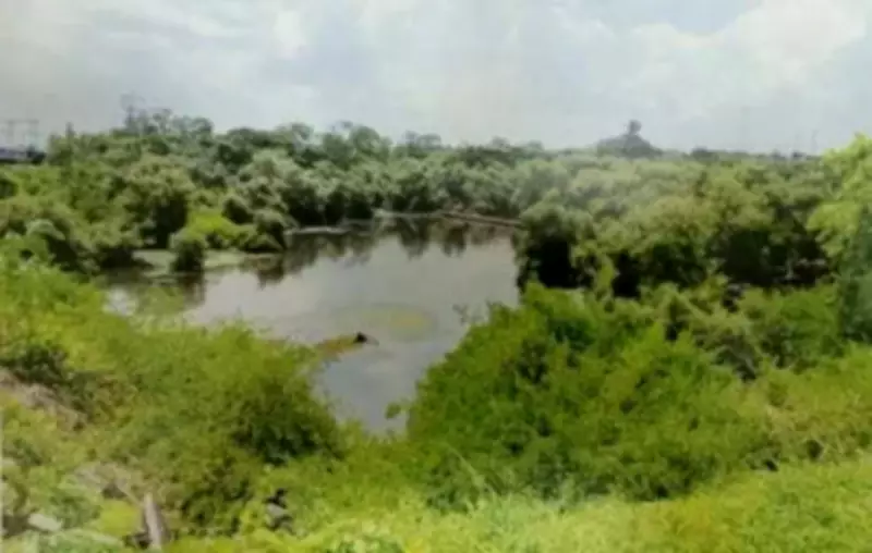 Illegal Debris Dumping in Navi Mumbai Pond Raises Flood Fears