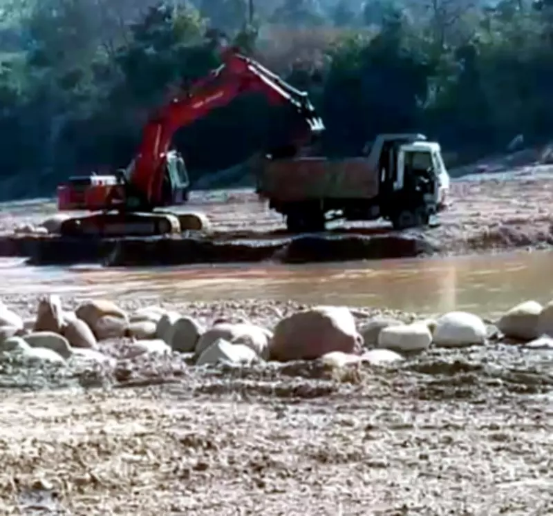 Illegal Mining Crackdown: Two FIRs Filed, 15 Vehicles Seized in Haryana