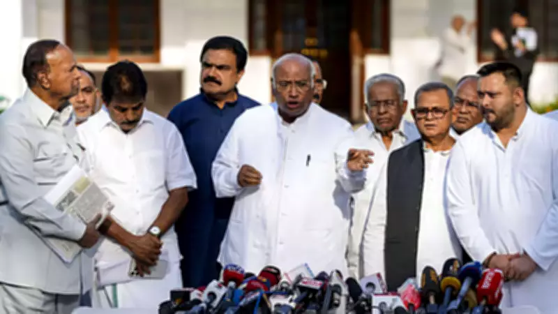INDIA Bloc Unveils Five-Point Agenda: SIR, Economy, Exams, Farmers in Focus