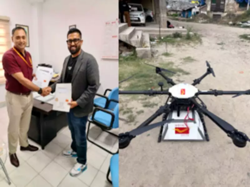 India Post Partners with Skye Air for Drone Mail Delivery in Himachal and Assam
