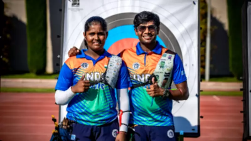 India Stun Olympic Champion South Korea to Win Archery World Cup Mixed Team Gold