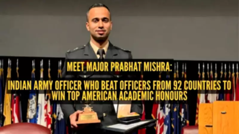 Indian Army Major Prabhat Mishra Wins Two Top US Academic Awards