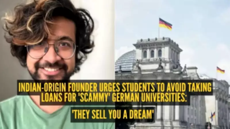 Indian entrepreneur warns students against scammy German private universities