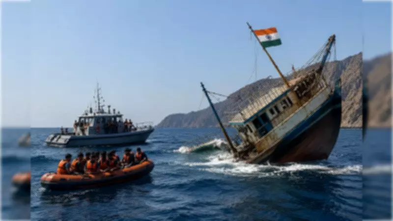Indian-flagged dhow sinks off Oman Coast, all 14 crew members rescued safely