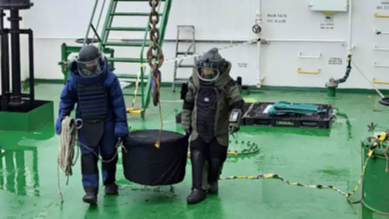 Indian Navy Recovers Unexploded Missile Warhead from Tanker Near Oman Coast