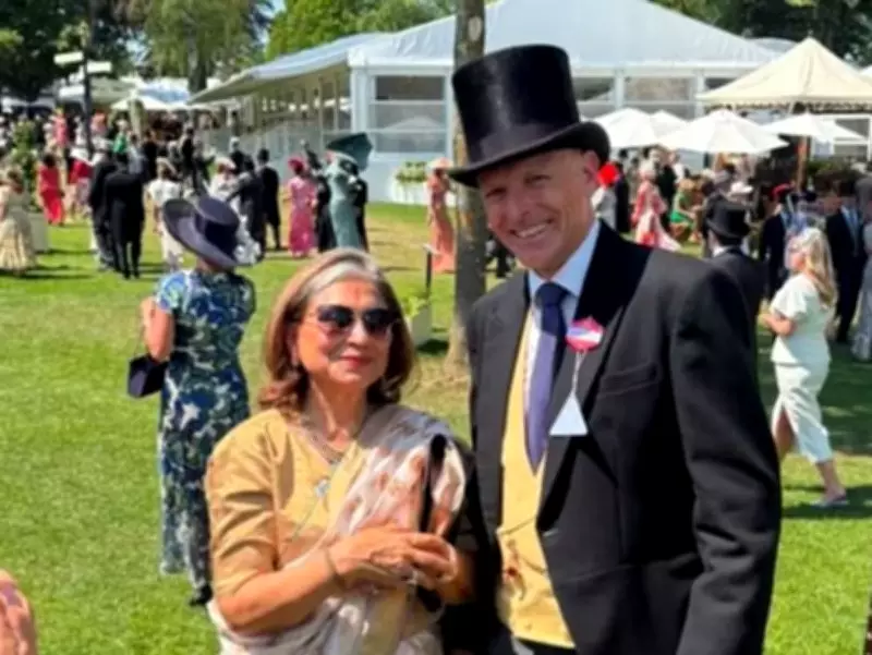 Indian-Origin Author Wears Sari at Royal Ascot, Embraces Heritage